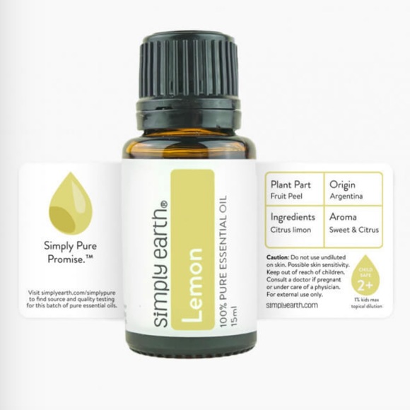 Simply Earth Lemon Essential Oil - Picture 1 of 8